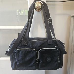 Kipling Cyrene Navy blue shoulder crossbody bag with straps